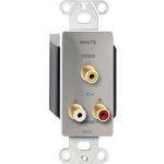 RDL DS-TPS3C  Three Pair Receiver Input (Silver)