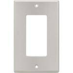 RDL CP-1S Stainless Steel Single Cover Wall Plate (Silver)