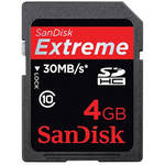 SanDisk 4GB Extreme SDHC Memory Card