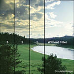 Tiffen 6.6 x 6.6" Graduated Clear Straw 3 Filter (Soft Edge) 