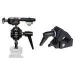 Manfrotto 155 Double Ball Joint Head with Camera Platform & 035 Super Clamp