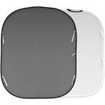 Lastolite LL LB56GW Collapsible Background - 5 x 6' (White/Mid Gray)
