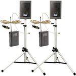 Anchor Audio EDP7500 EM-60T 2  Explorer Pro Delxue Package with EM-60 UltraLite Microphone x 2