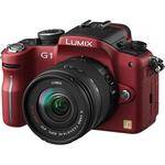 Panasonic Lumix DMC-G1 SLR-Style Digital Camera (Red) with 14-45mm Lens