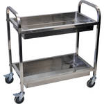 Luxor SST2S  Stainless Steel Transport Cart(Small)