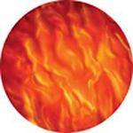 Rosco Colorwave Effects Color Glass Gobo - #33101 - Red Ripple (86mm = 3.4")