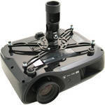 Premier Mounts Polaris Universal Projector Mount with False Ceiling Plate Adapter and Quick Locking Cable (Black)
