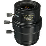 Tokina TVR3314 1/3" Varifocal CCTV Lens (3.3-8mm, Manual Iris, CS Mount)