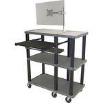 H. Wilson WTPS70ME Extra Wide Presentation Station (36 x 18 x 42", Gray)