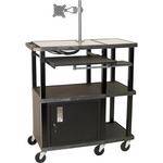 H. Wilson WTPS71ME Extra Wide Presentation Station (36 x 18 x 42", Black)