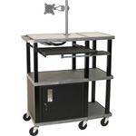 H. Wilson WTPS71ME Extra Wide Presentation Station (36 x 18 x 42", Gray)