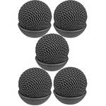 Pearstone Black Metal Windscreen for Sony ECM-77 (5-Pack)