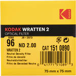 Kodak 3 x 3" Neutral Density (ND) #96 2.0 Optical Gelatin Wratten 2 Filter
