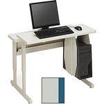 Bretford 36" Wide Flat Panel Work Center (Grey Mist with Topaz Trim)