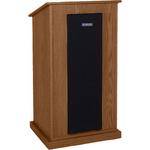 AmpliVox Sound Systems S470-WA Riverwoods Chancellor Lectern (Walnut)