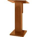 AmpliVox Sound Systems Elite Pedestal Lectern (Medium Oak)