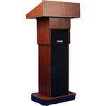 AmpliVox Sound Systems W505A Executive Adjustable Non-Sound Column Lectern (Mahogany)