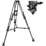 Manfrotto 526,545BK Professional Video Tripod System with 526 Head (Black)