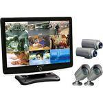 Clover Electronics LCD2284DVR 22" Screen LCD Security System w/Built-In 8-Channel DVR & 4 Cameras