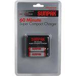 Sunpak AA NiMH Batteries (2650 mah) with 60 Minute Super Compact Charger