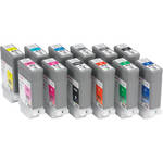 Canon 1967B004AA 12-Color 130ml Ink Set for Canon imagePROGRAF iPF5100/6100