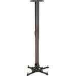 Peerless Industries PPC Universal Ceiling Projector Mount with Adjustable Extension for Projectors Weighing Up to 50 lb (Black)