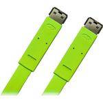 LaCie 3.9' (1.2 m) eSATA Flat Cable (Green)