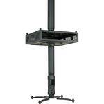 Premier Mounts GearBox Pipe-mounted Equipment Enclosure (Black)