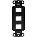 FSR SS-PORT3-BLK Simple Solutions with 3 Snap-In Holes (Black)