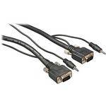 Comprehensive 15' (4.6 m) HR Pro Series Micro VGA HD15 Plug to Plug with Audio Cable