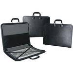 Florence FAP31181  Art Portfolio Leather (14x18") (1.5" Depth) (Black)