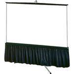 Draper Skirt for Tripod Screen (38x99", Black Vellite)