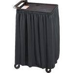 Draper C168.177 Skirt for Mobile AV Carts and Tables (50x116")