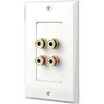 Pyle Pro PHWP2 4-Post Banana Plug Wall Mount