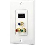 Pyle Pro PHDMRCF3 HDMI and Component/RCA Combo Wallplate