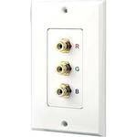 Pyle Pro PHRCOMP3 RCA Component Video Wallplate