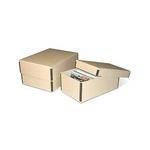 Print File MEPH46TAN Metal Edge Storage Box (4-1/8 x 6.25 x 10.5") (Tan)