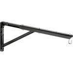 Da-Lite 98037 #23 Wall Mount Brackets (Extends 10 - 24", Pair, Black)