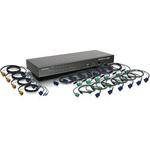 Iogear 16-Port PS/2 USB Combo KVM Switch with Cables