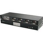 Iogear 4-Port Dual Link DVI KVMP Switch with 7.1 Audio and Cables