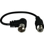 Delvcam RA F Plug to F Female 6" Cable