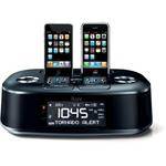 iLuv iMM183BLK Hi-Fi Dual Alarm Clock Radio with NOAA/S.A.M.E Weather Alert 