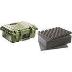 Pelican 1400 Case with Foam (Olive Drab)