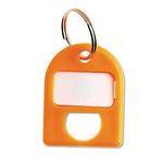 Carl Replacement Security Cabinet Key Tags, (Yellow)  8/PK