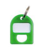 Carl Replacement Security Cabinet Key Tags, (Green)  8/PK