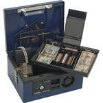 Carl CUI88550 Security Box With Dual Lock (Blue)