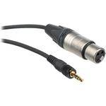 Sony EC-1.5BX 3-pole Locking Mini-Plug to XLR Cable (Female)