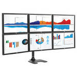 Atdec Spacedec SD-FS-H Six Monitor Desk Display Mount (Black)