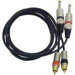Pyle Pro PPRCJ05  Dual RCA Male to Dual 1/4'" TS Audio Cable 5' (1.52 m)