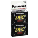 Panasonic AY-DVM80XJ Mini DV Professional Digital Video Cassette (2- PacK)